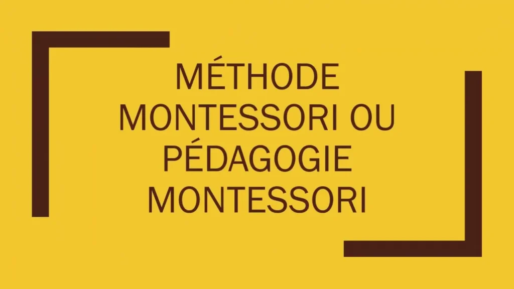 12 principes de la méthode montessori