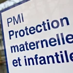 devanture de la PMI (protection maternelle et infantile)