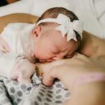 newborn baby breastfeeding