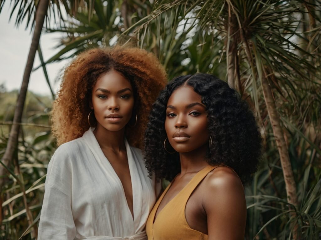 miel sur les cheveux bouclés