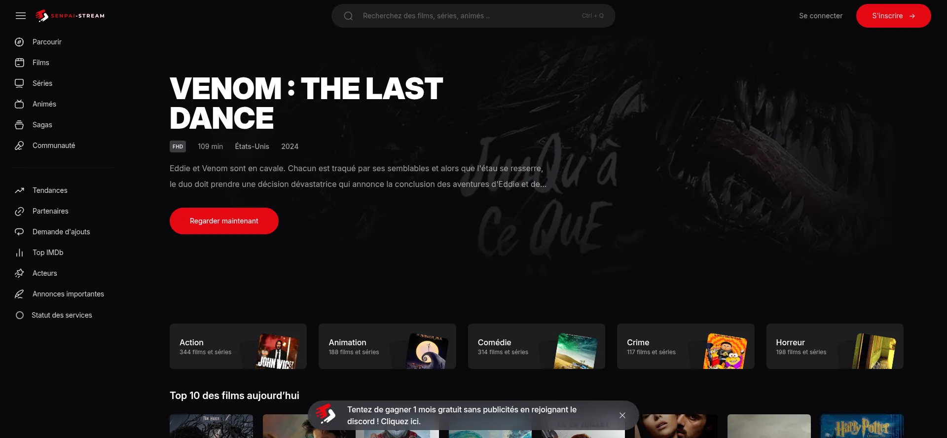 Senpai stream : la plateforme de streaming gratuit qui révolutionne l&rsquo;accès aux contenus français