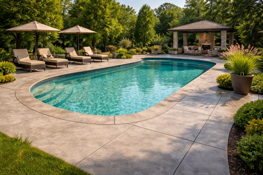 pourtour de piscine en béton ehtymag