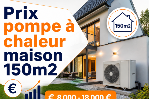 Prix pompe à chaleur maison 150m2 : ce que vous allez vraiment dépenser