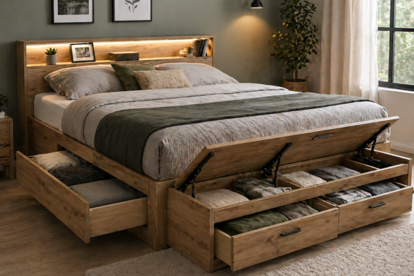 Le lit avec rangement qui va vraiment changer votre chambre